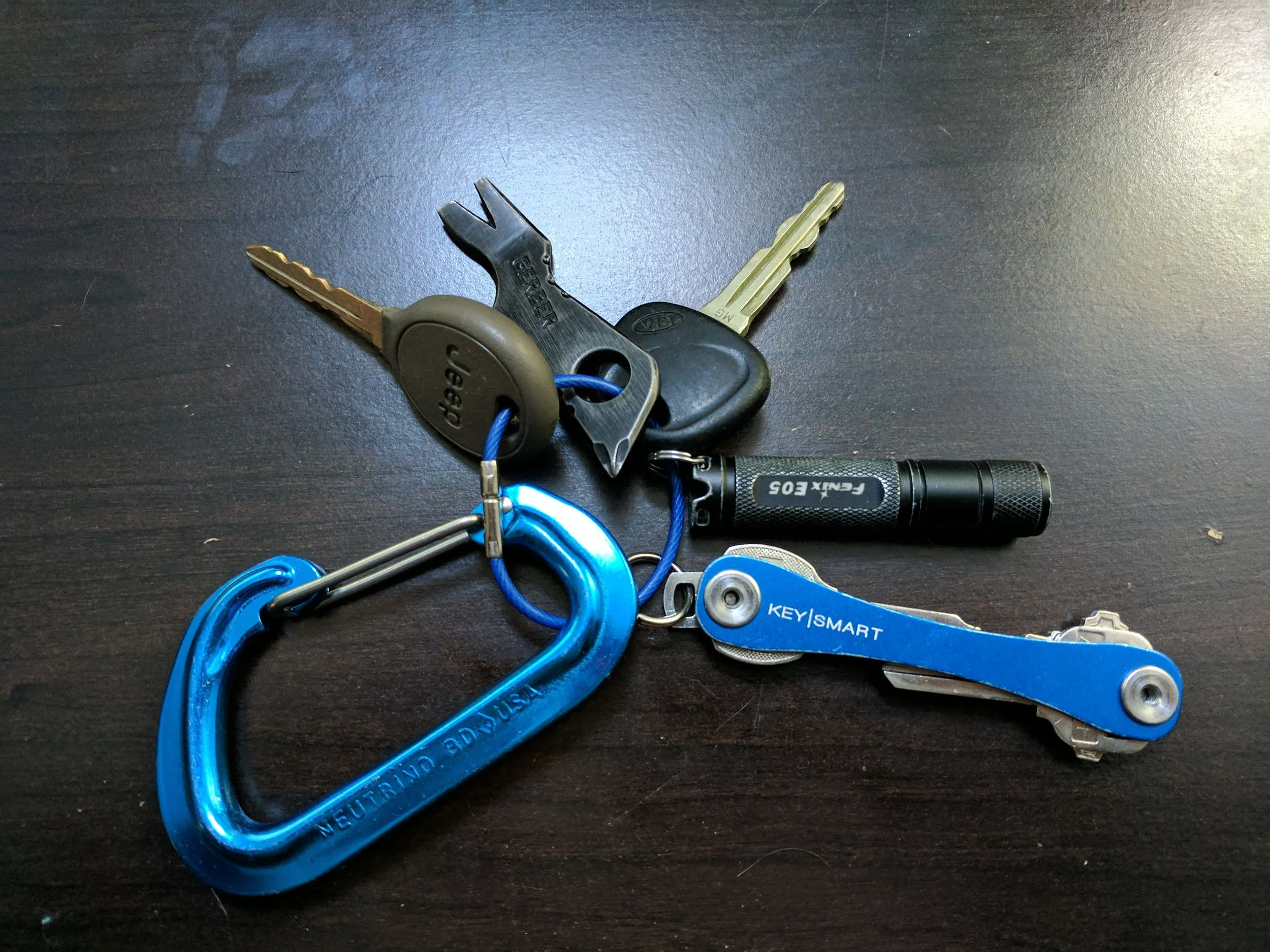 Gerber Shard keychain multitool forged from a single piece of steel