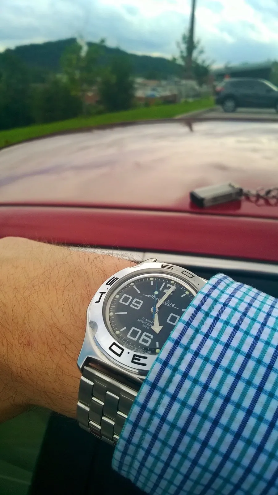 Cuff-shot of Amphibia