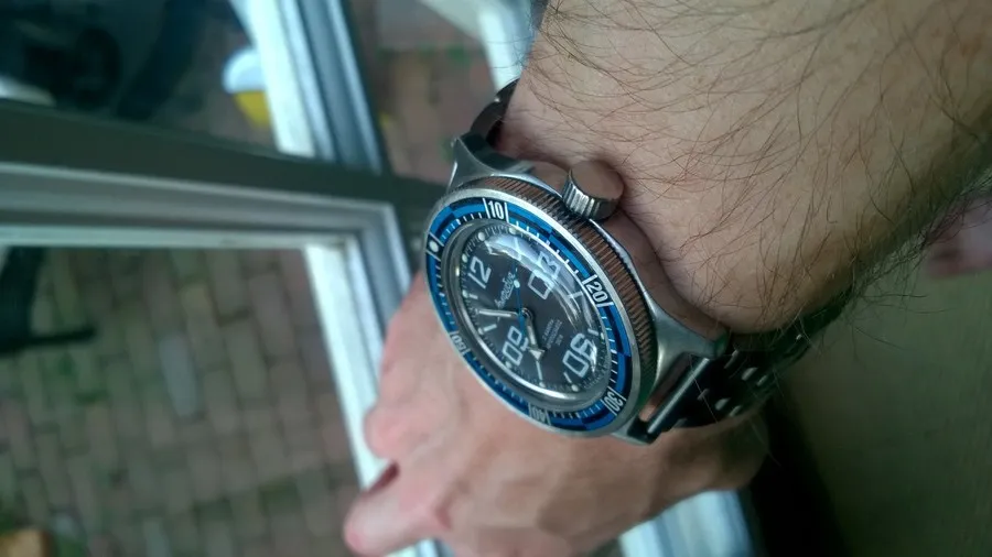 Vostok Amphibia with brushed case finish